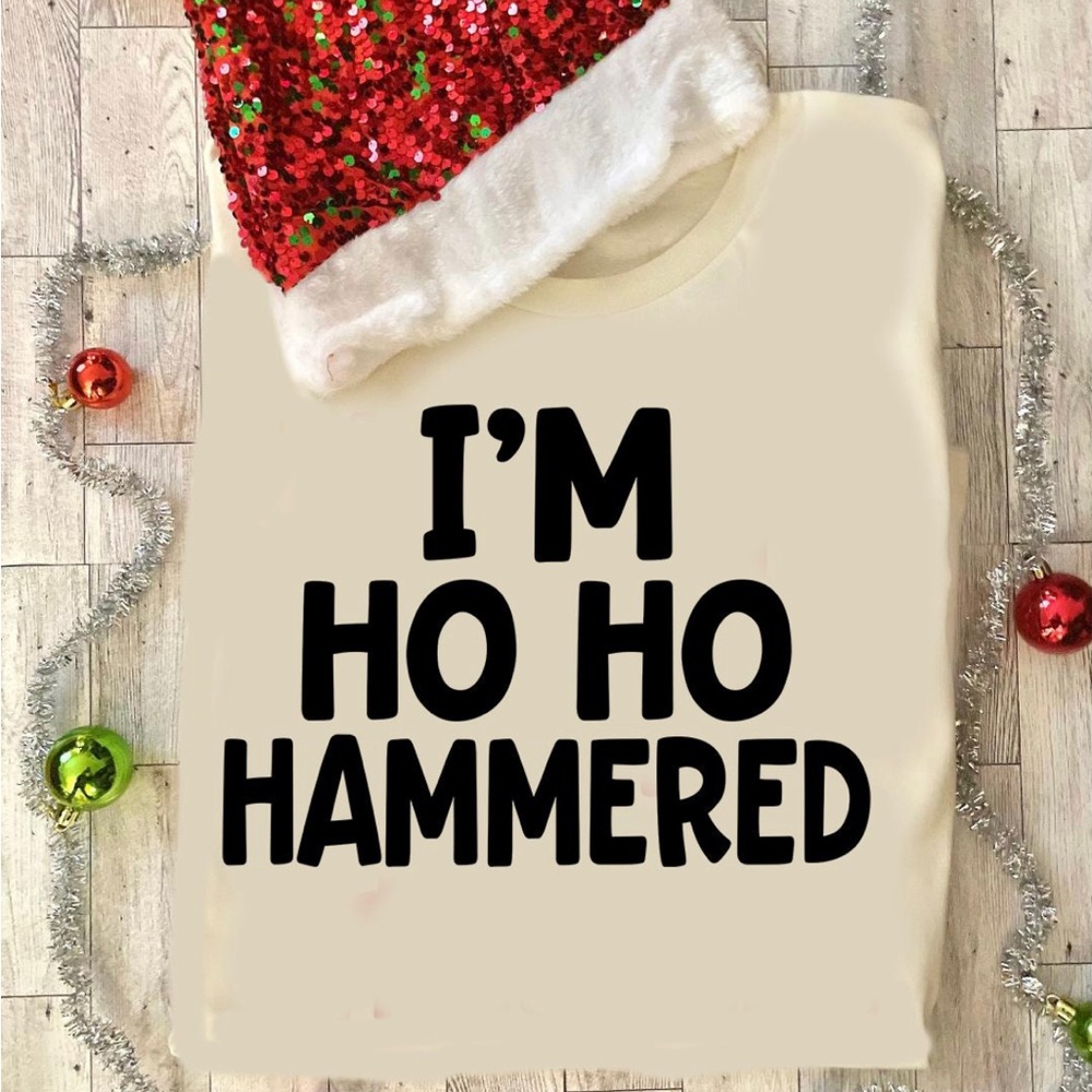 Custom made holiday tees with punny phrases, get it?